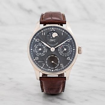 IWC, Schaffhausen, Portugieser, Perpetual Calendar, armbandsur, 42 mm,