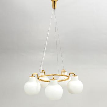 Vilhelm Lauritzen, Ceiling lamp, "VL Ring Crown 5", Louis Poulsen, Denmark.