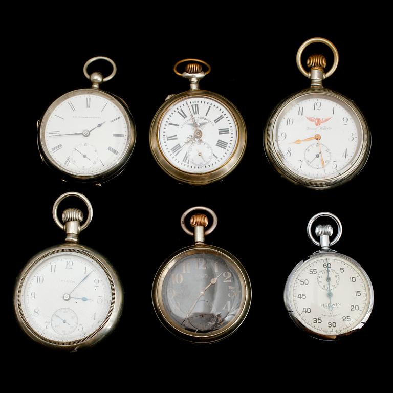 FICKUR, 6 st, nickel, sekeslkiftet 1900.