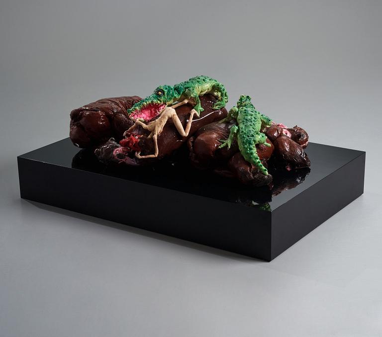 Nathalie Djurberg & Hans Berg, "Hippos and Crocodiles" från "I am a Wild Animal".