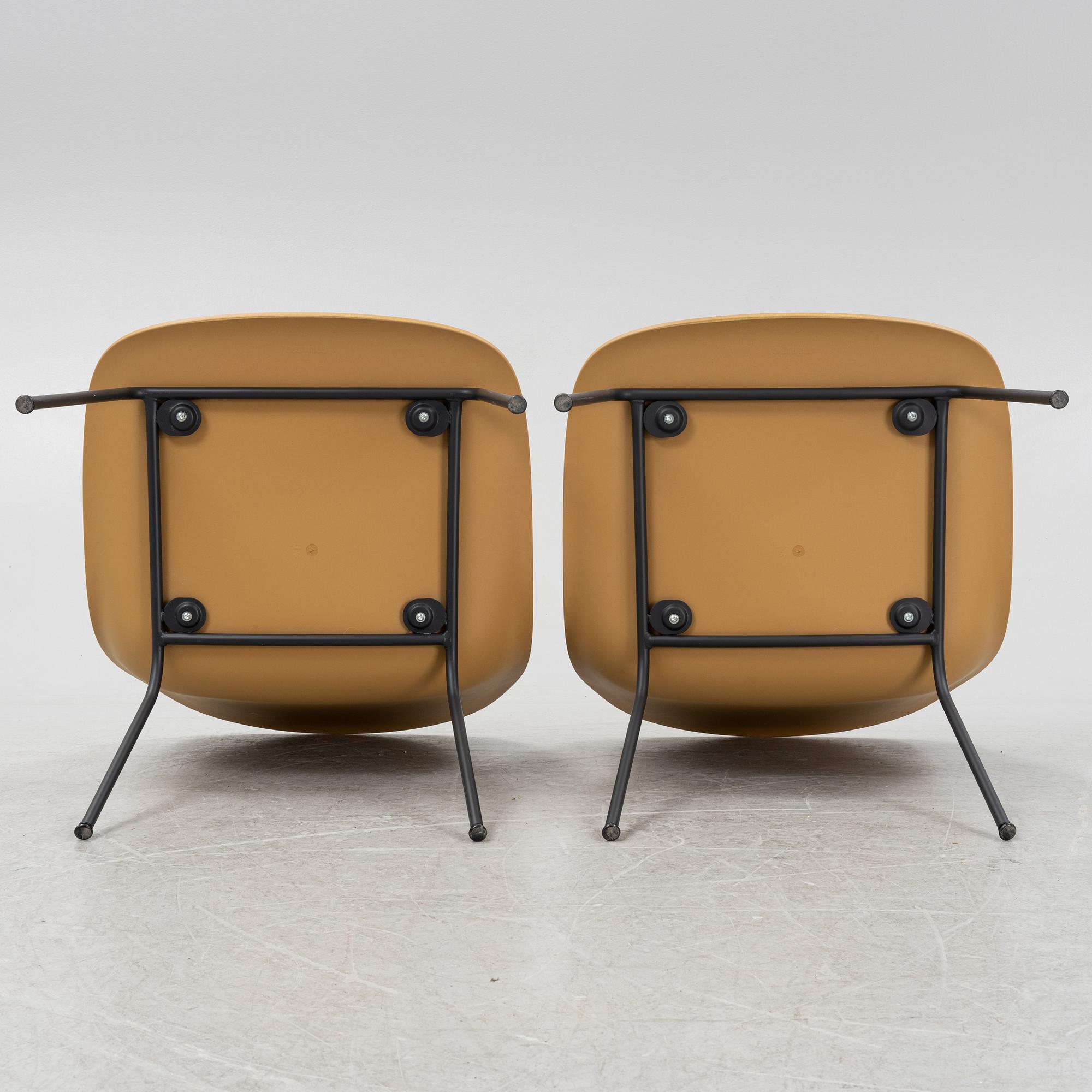 A pair of 'Fiber Lounge Chair' chairs, Muuto, Denmark.