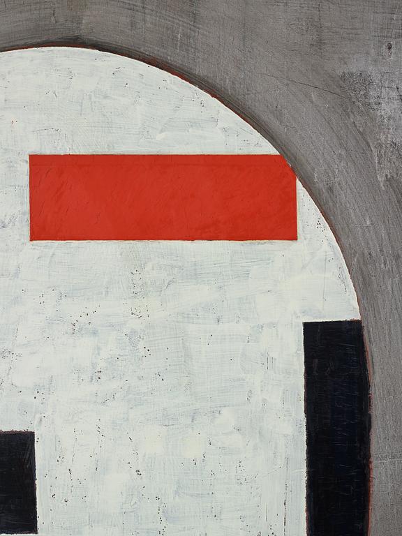 Fredrik Wretman, polyptyk 4 delar, olja på plåt, signerade och daterade -86 a tergo.