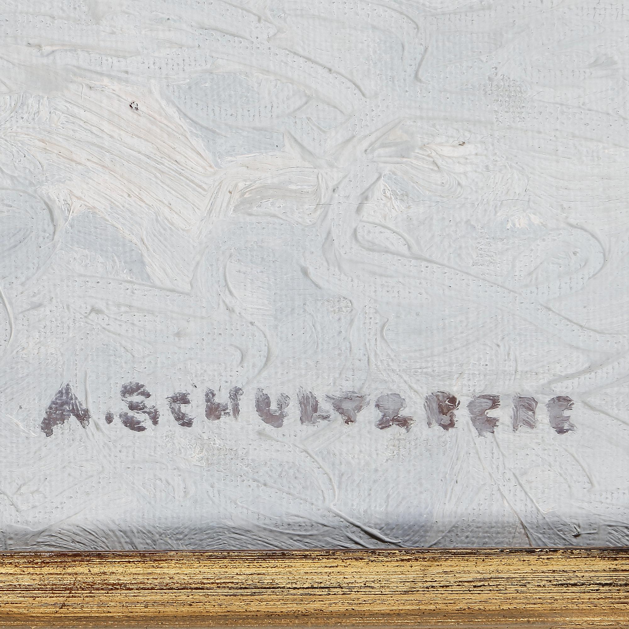 ANSHELM SCHULTZBERG, olja på duk, signerad.