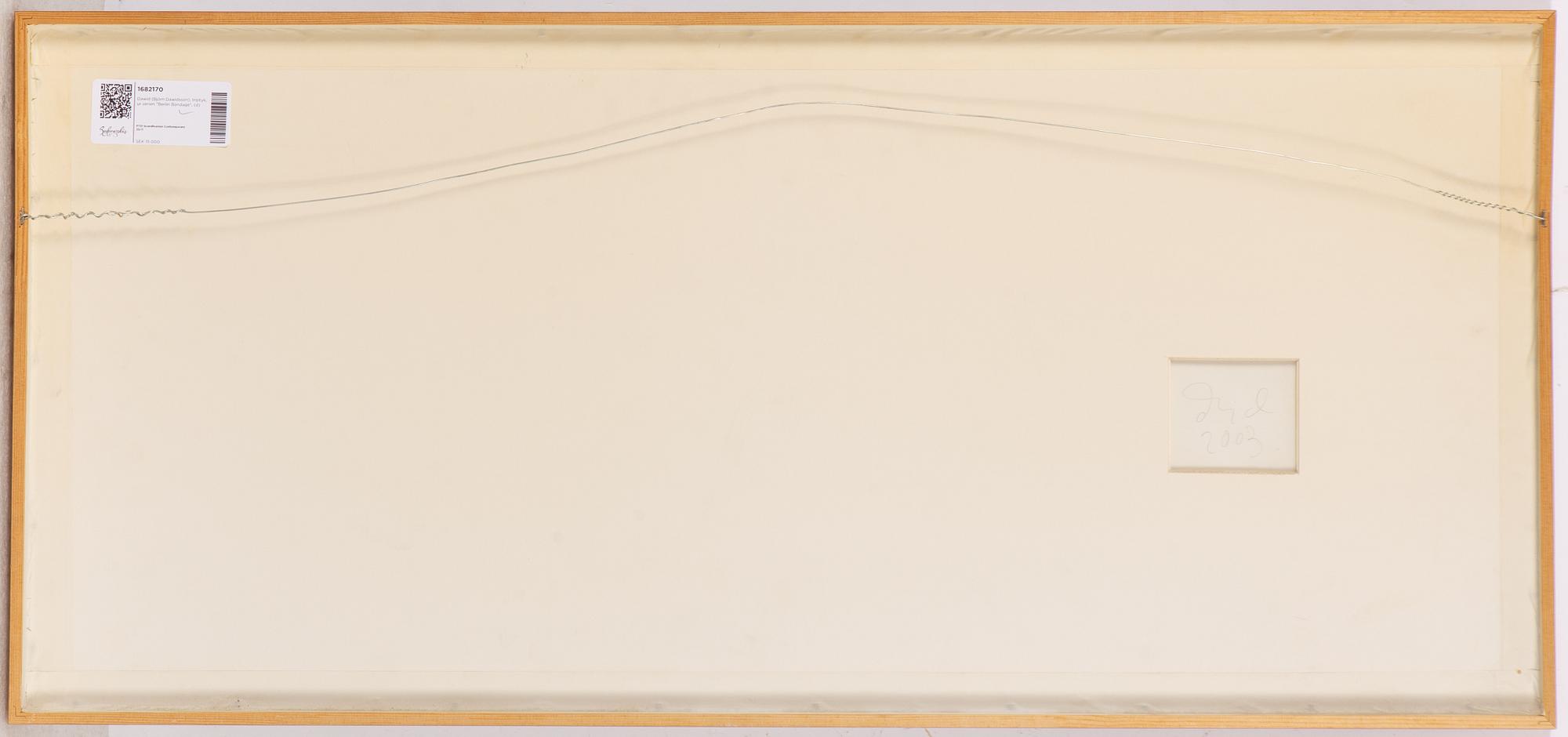 Dawid (Björn Dawidsson), triptyk, ur serien "Berlin Bondage".