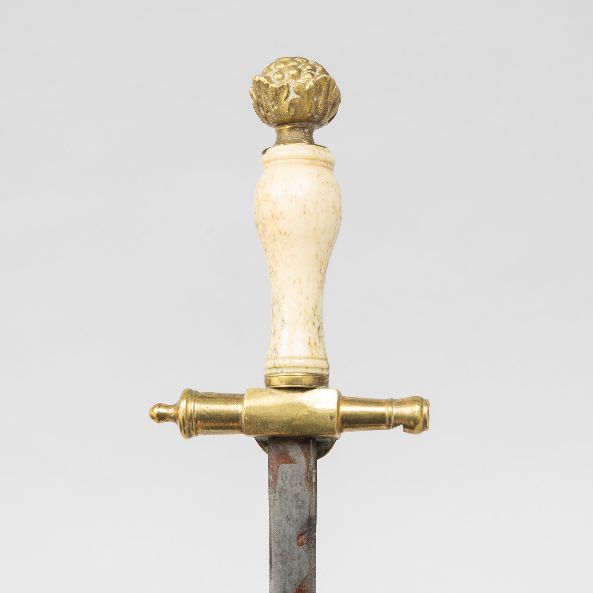 A Swedish officer's dagger, early 19th Century.