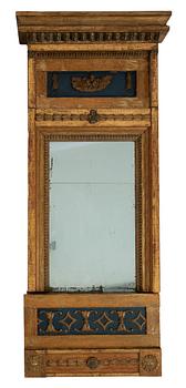 A Gustavian mirror, end of the 18th Century.