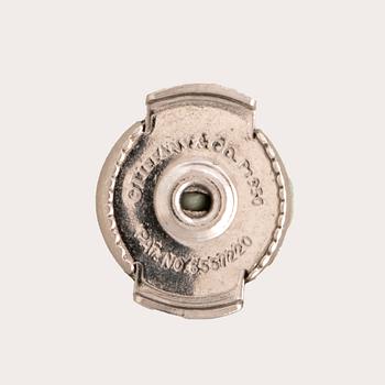 Tiffany & Co, örhängen ett par 950 platina samt runda briljantslipade diamanter.