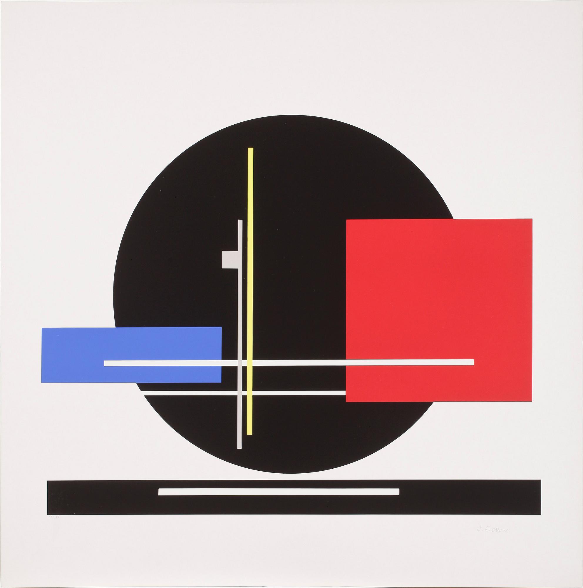 JEAN GORIN, mapp med 8 färgserigrafier,  numrerade 57/175, daterad 1972.