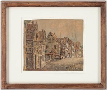 AXEL AXELSSON, akvarell, signerad o daterad 89.