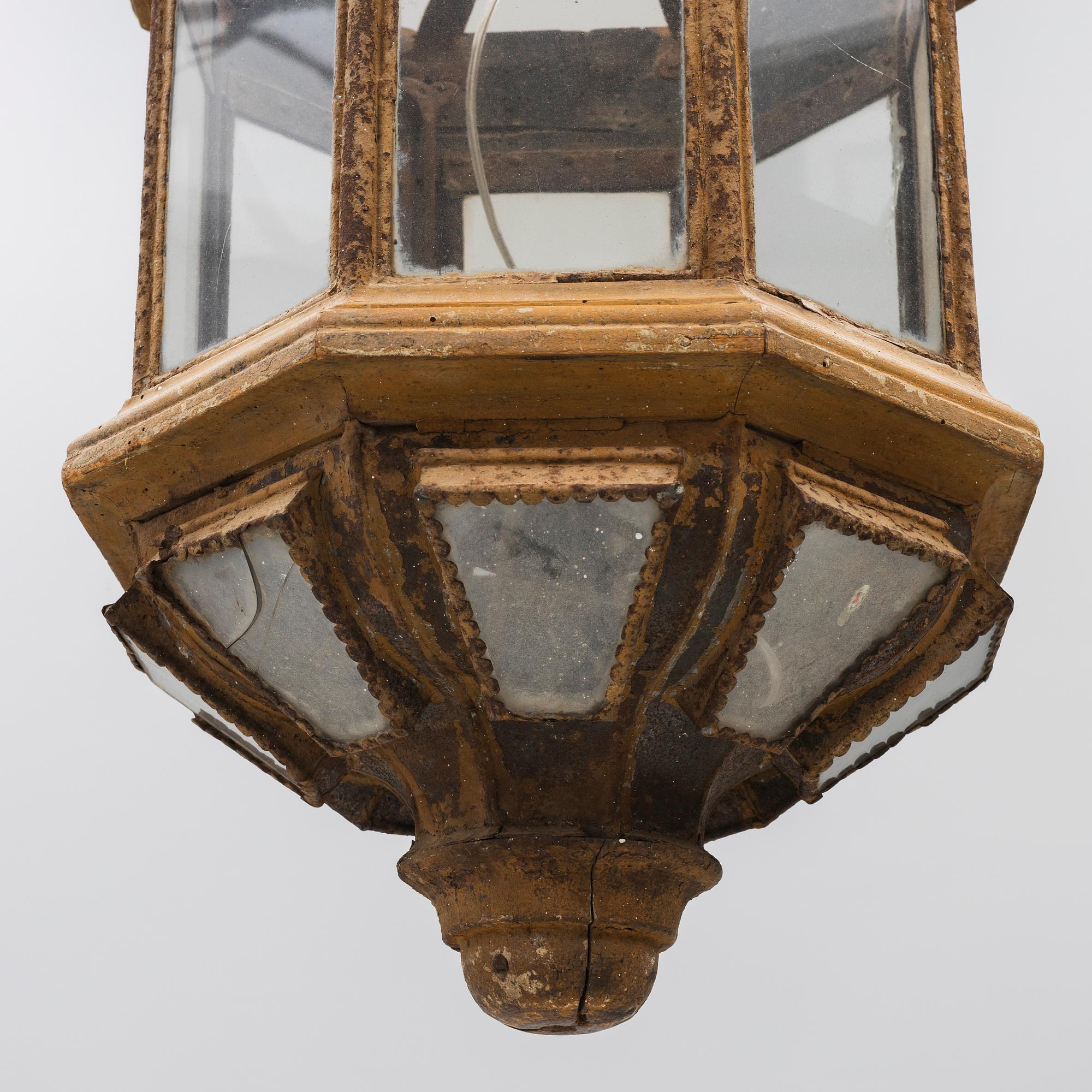 Ceiling lantern, 19th century.