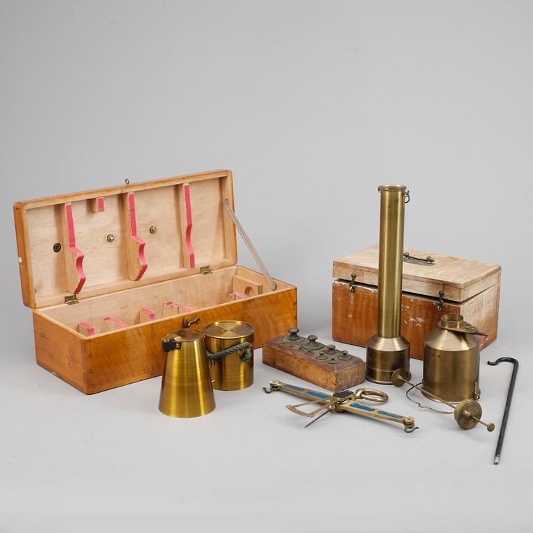 MÄTINSTRUMENT, 3 st, 1900-tal.