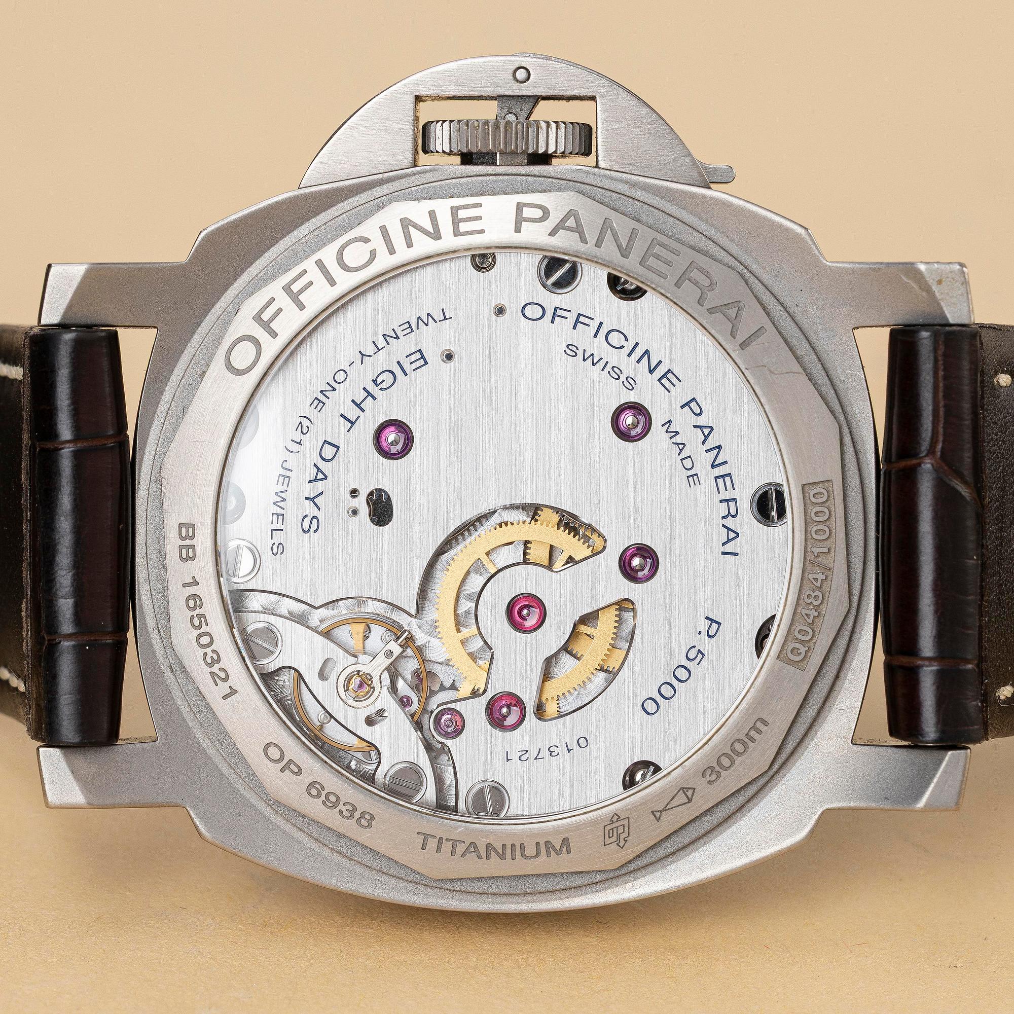Panerai, Luminor Marina, 8 Days, "Titanium", ca 2015.