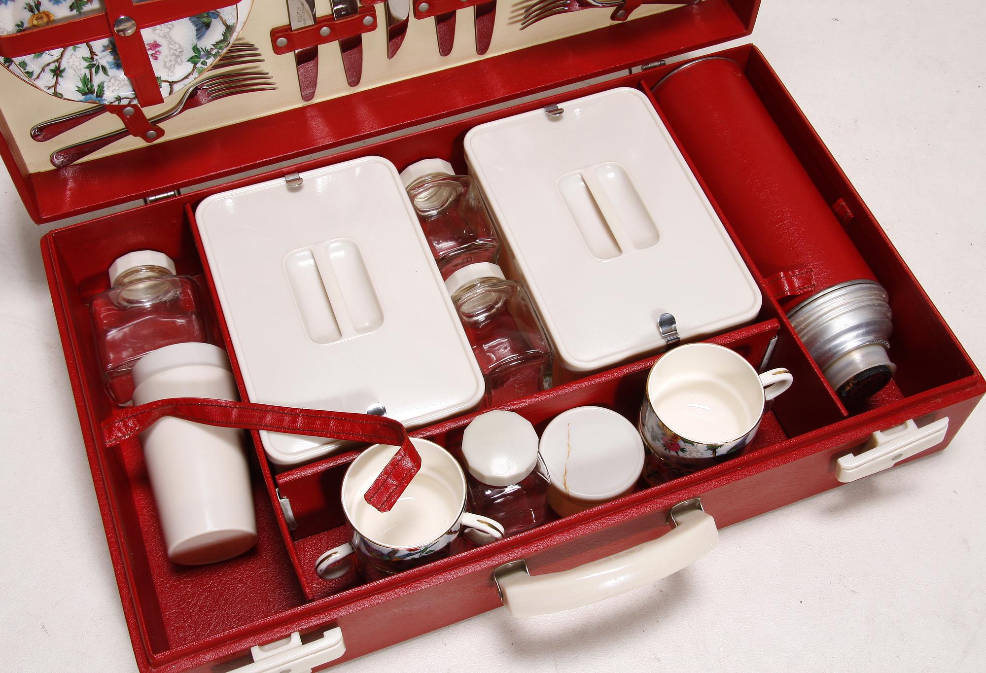 PICKNICKVÄSKA, Brexton, England, 1950-tal.