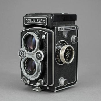 KAMERA, Rolleiflex 3,5 B, nr 1720249, Franke & Heidecke, Tyskland, 1954-56.