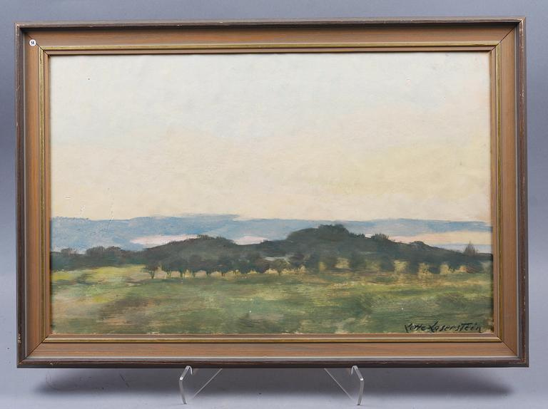 LOTTE LASERSTEIN, olja på pannå, sign.