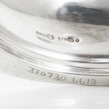 Candelabras, a pair, silver, 20th century.