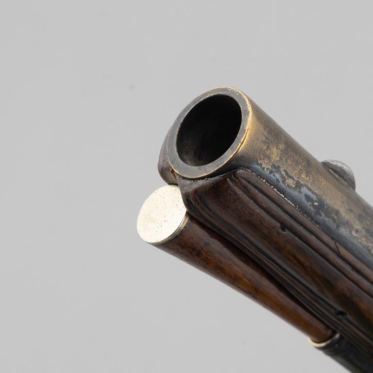 Flintlock pistols, a pair, signed Penterman, Utrecht, early 18th century.