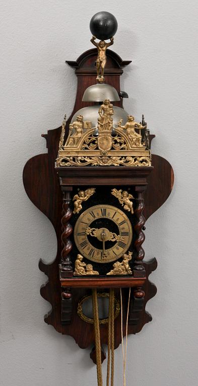 VÄGGUR, troligen Holland, barockstil, 1800-talets slut.