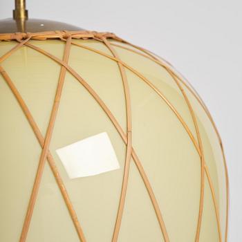 Harald Notini, a pair of ceiling lamps model 11555, Arvid Böhlmarks Lampfabrik, Stockholm, 1940s.