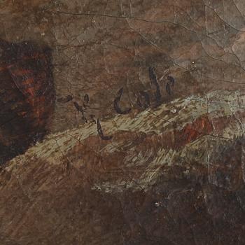 OKÄND KONSTNÄR, olja på duk, signerad K. Cole, 1800-tal.