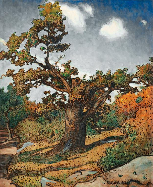 Nils Kreuger, "En gammal ek" (An old oak tree).