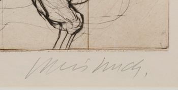 CLAUDE WEISBUCH, litografi, signerad samt numrerad 96/200.