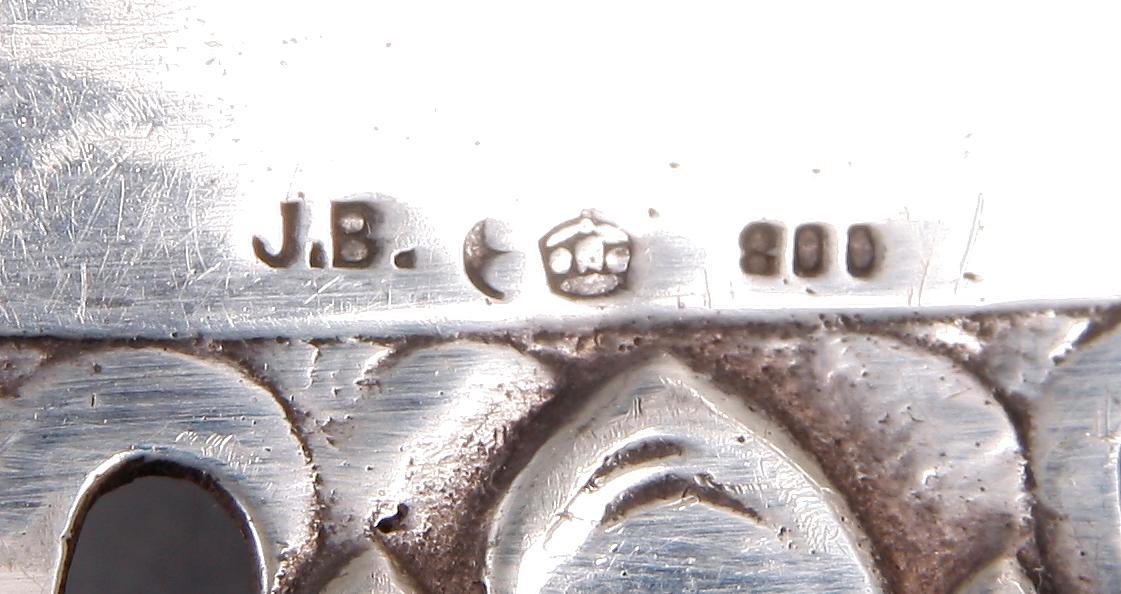 SKÅLFAT samt FAT, silver. Tyskland resp Holland, 1900-talets första hälft.