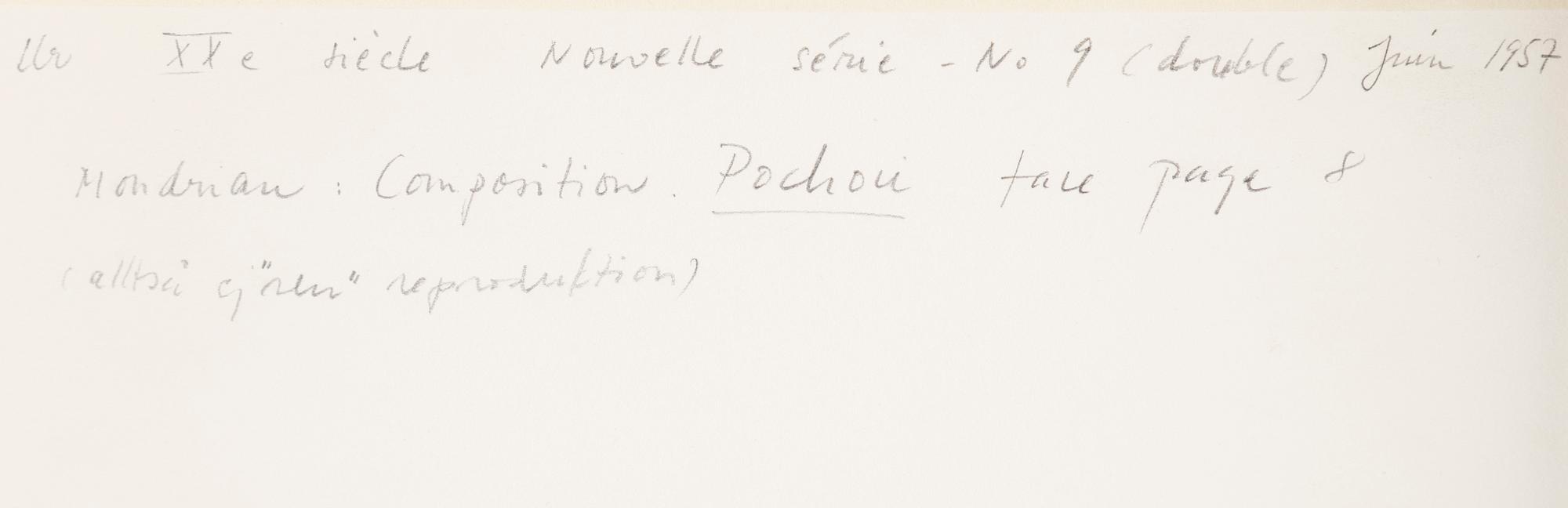 PIET MONDRIAN, efter, serigrafi i färg,