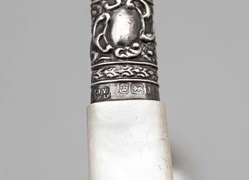 PARTI SILVER, 26 delar, mestadels sterling, bla Birks, England, 1900-tal. Tot vikt ca 477g.