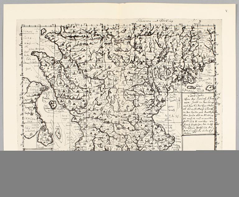 KARTOR OCH PLANSCHER I MAPP, bla "Karl XII på slagfältet", Norstedt & Söner, Stockholm 1918.
