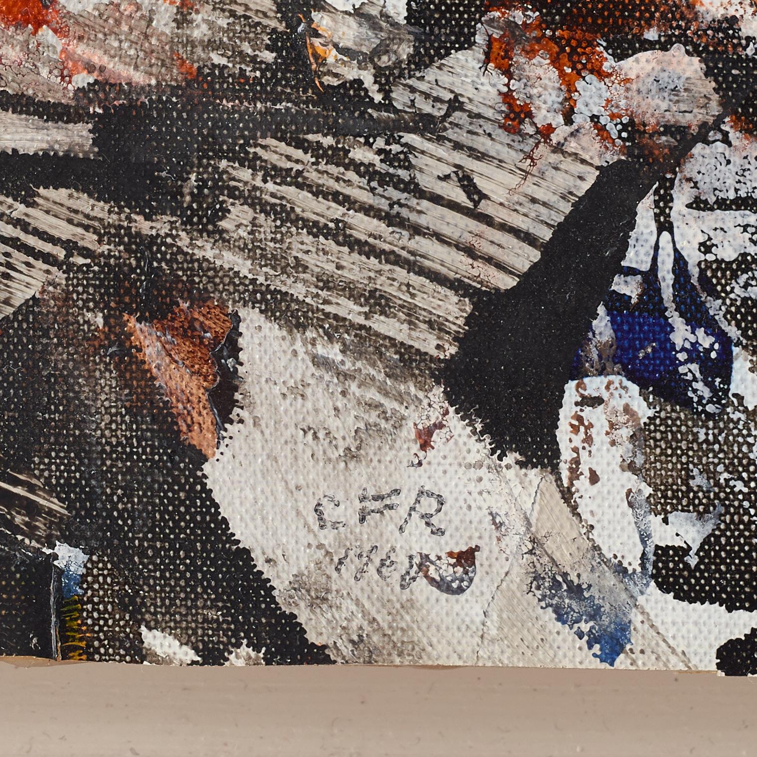 Carl Fredrik Reuterswärd, olja på duk, signerad och daterad 1960.