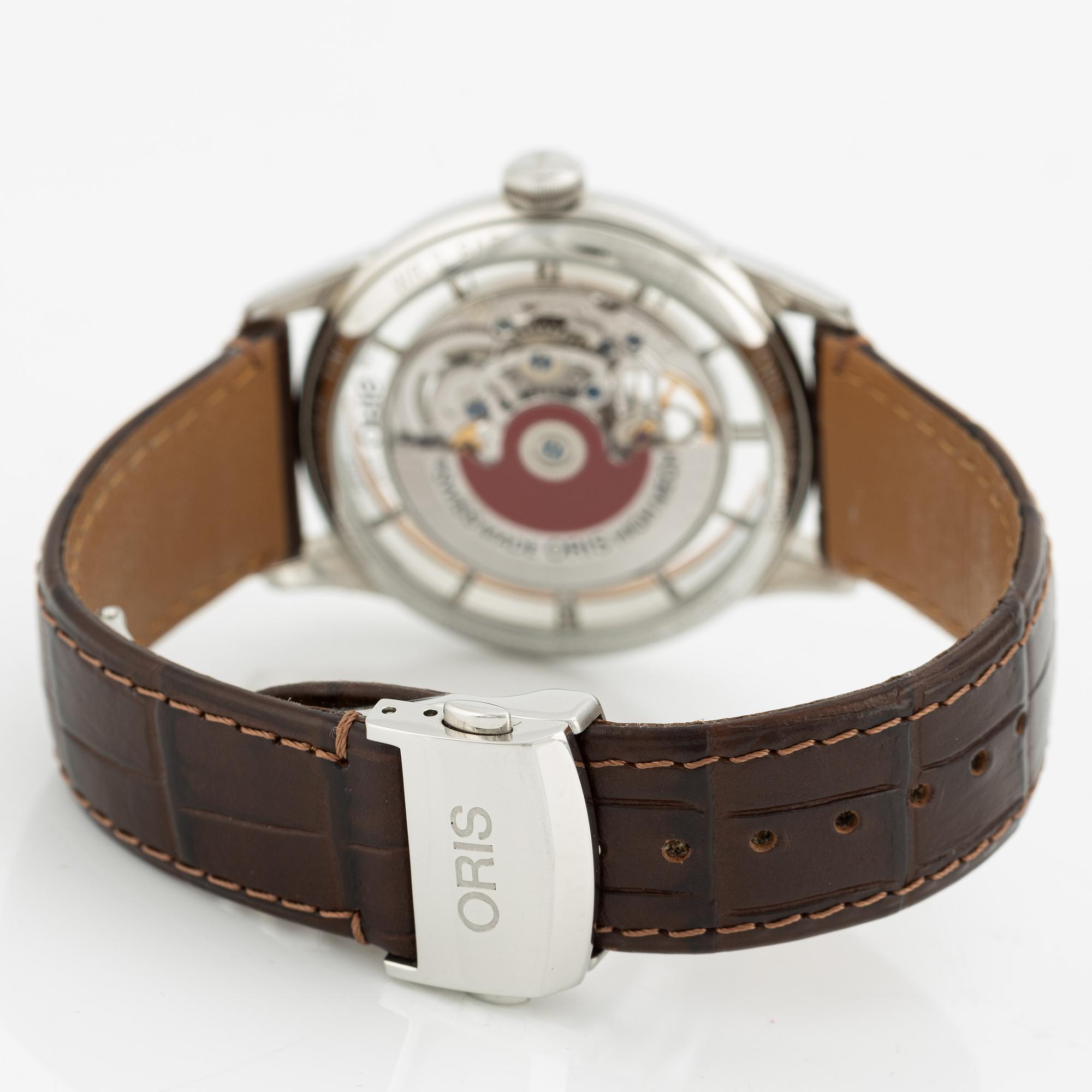 Oris Artelier Translucent Skeleton wristwatch 40.5 mm. Bukowskis