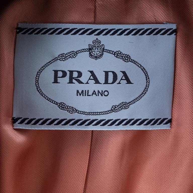 Prada, a pink scuba jacket, size 36.