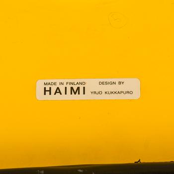 Yrjö Kukkapuro, nojatuoli malli 417, Haimi 1960-luvun loppu.