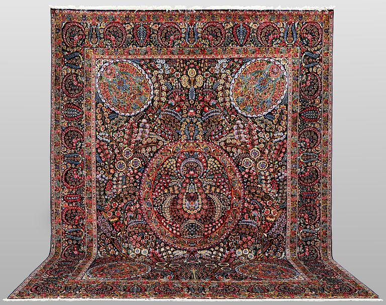 Matta, Kirman lavar, Millifleur, 393 x 300 cm.