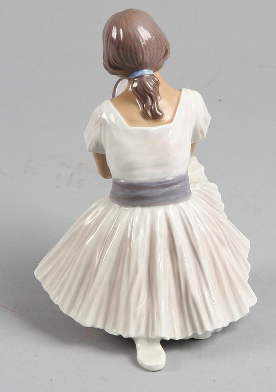 FIGURIN, porslin, Dahl Jensen, Köpenhamn, Danmark.