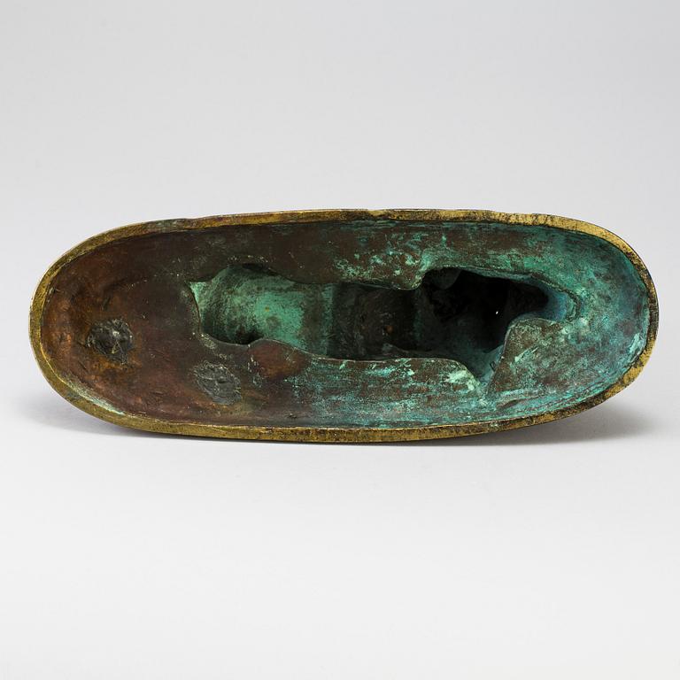 A bronze sculpture by Paul-Édouard Delabrièrre, 19th century.