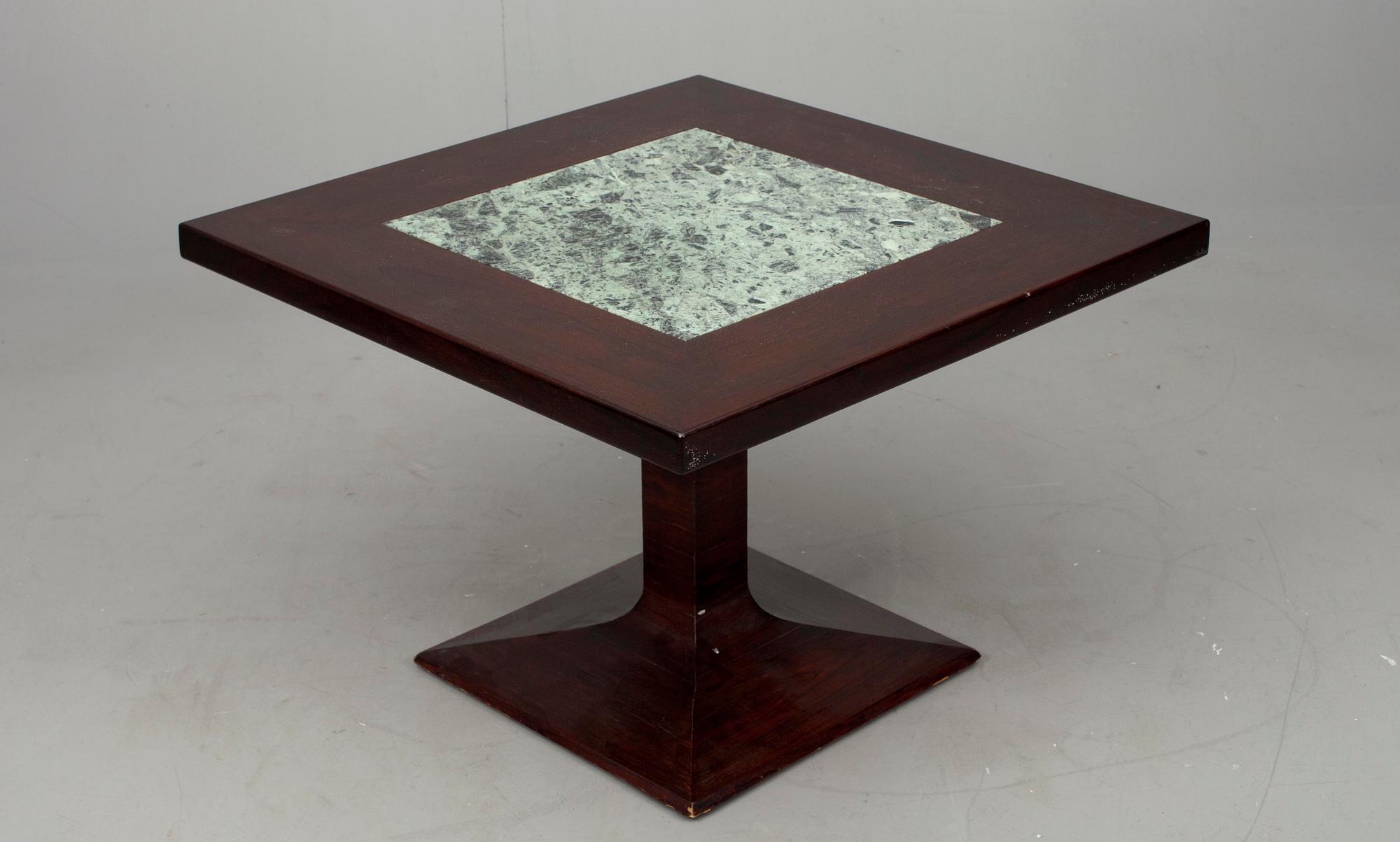 SOFFBORD, sten samt trä, 1970-tal.