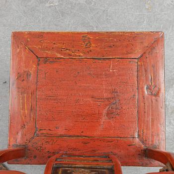 Stol, Kina, sent 1800-tal.