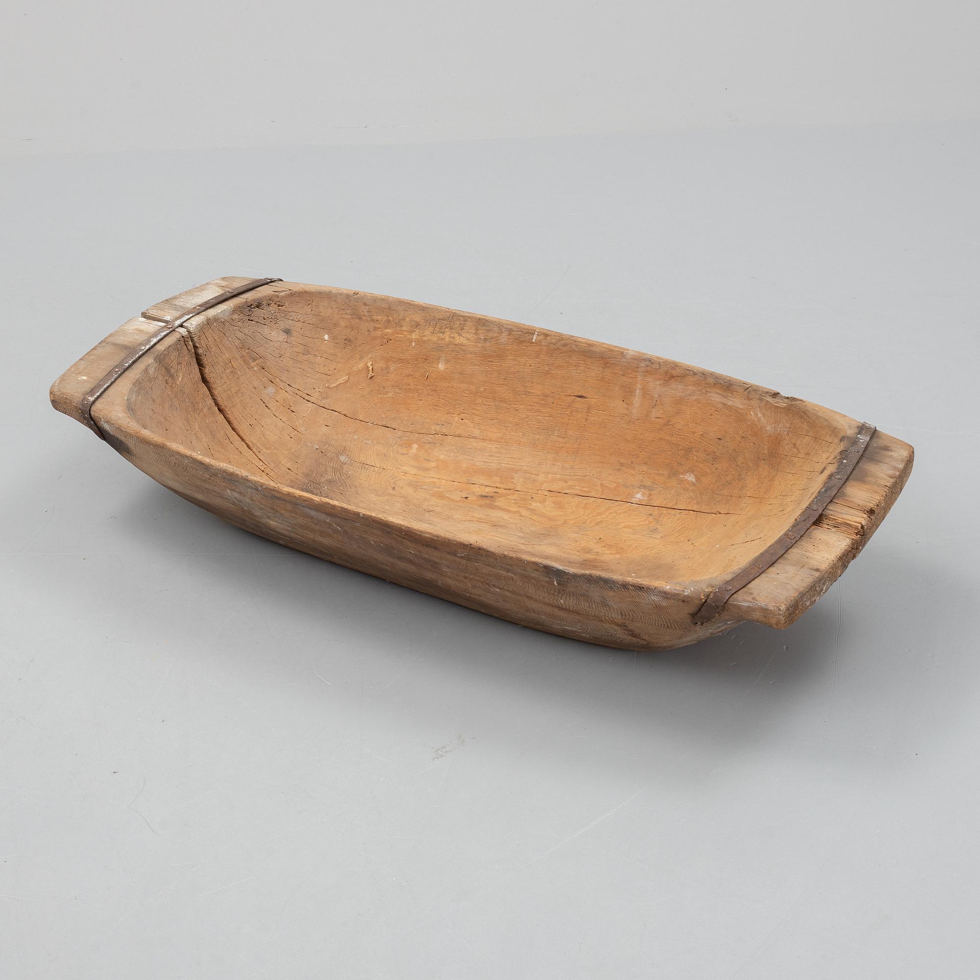Baktråg, trä, stor modell. 1700-/1800-tal.