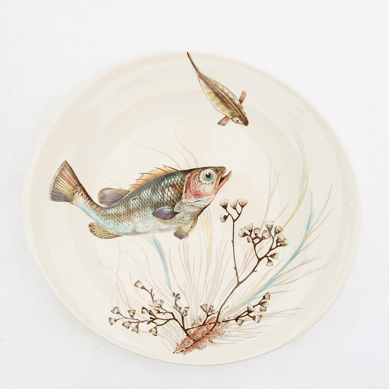 Fiskservis, 30 delar, flintgods, "Fish", Johnson Bros, England.