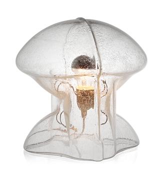 514. An Umberto Riva 'Medusa' glass table lamp, VeArt, Italy 1970's.