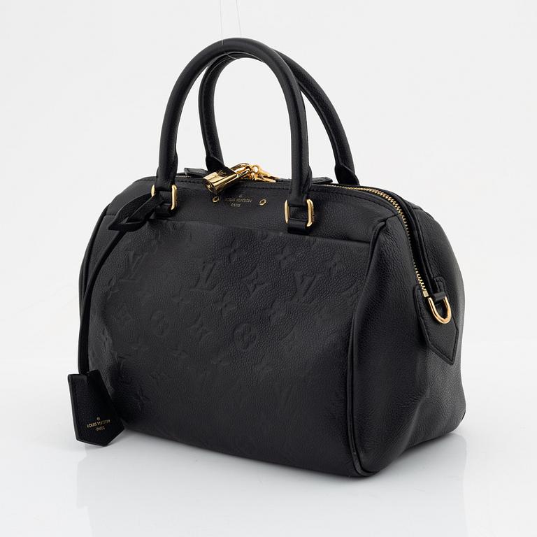 Louis Vuitton, a black Monogram Empreinte leather 'Speedy 25' handbag, 2016.
