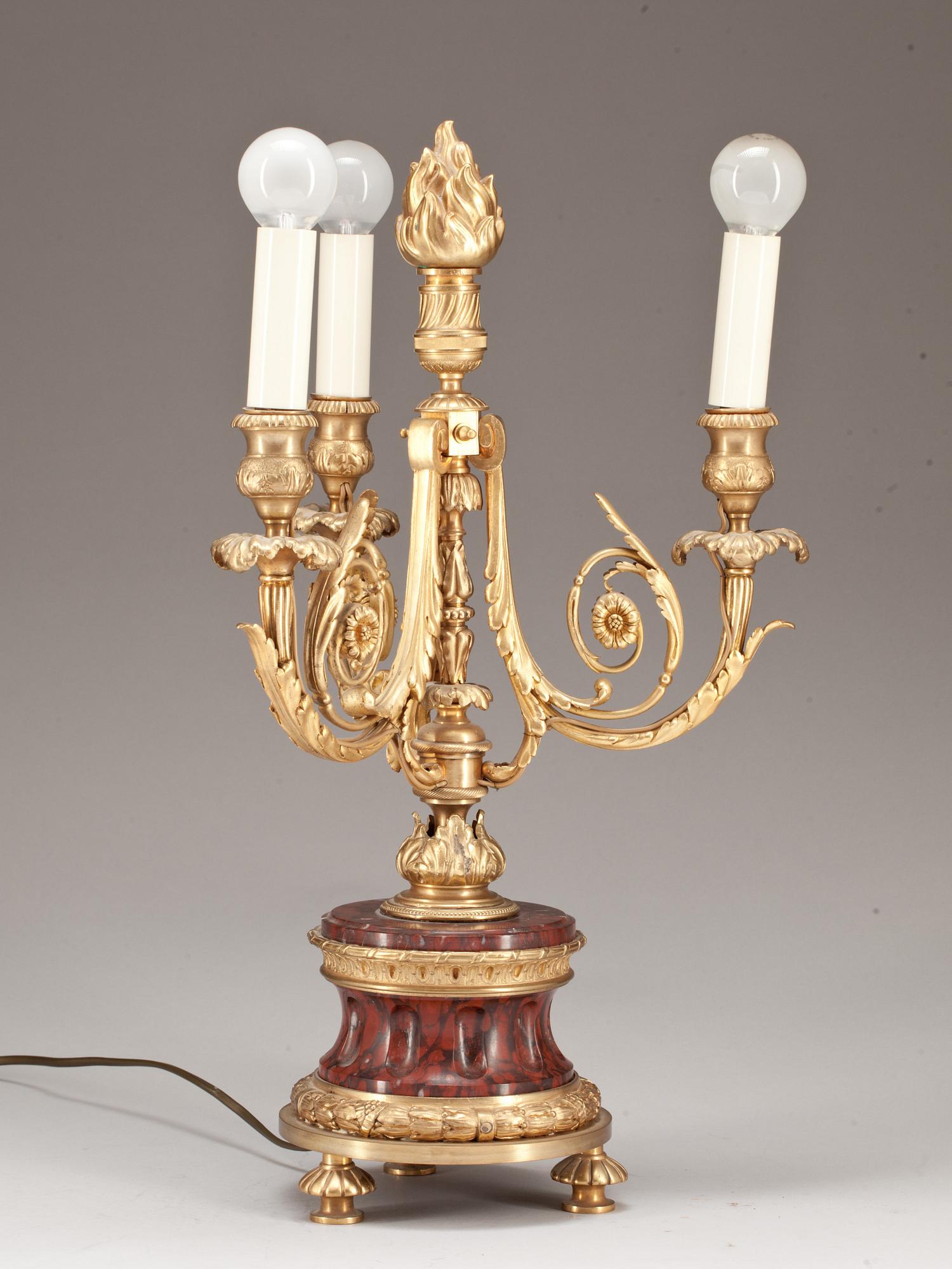 KANDELABER, empirestil, 1900-talets andra hälft.