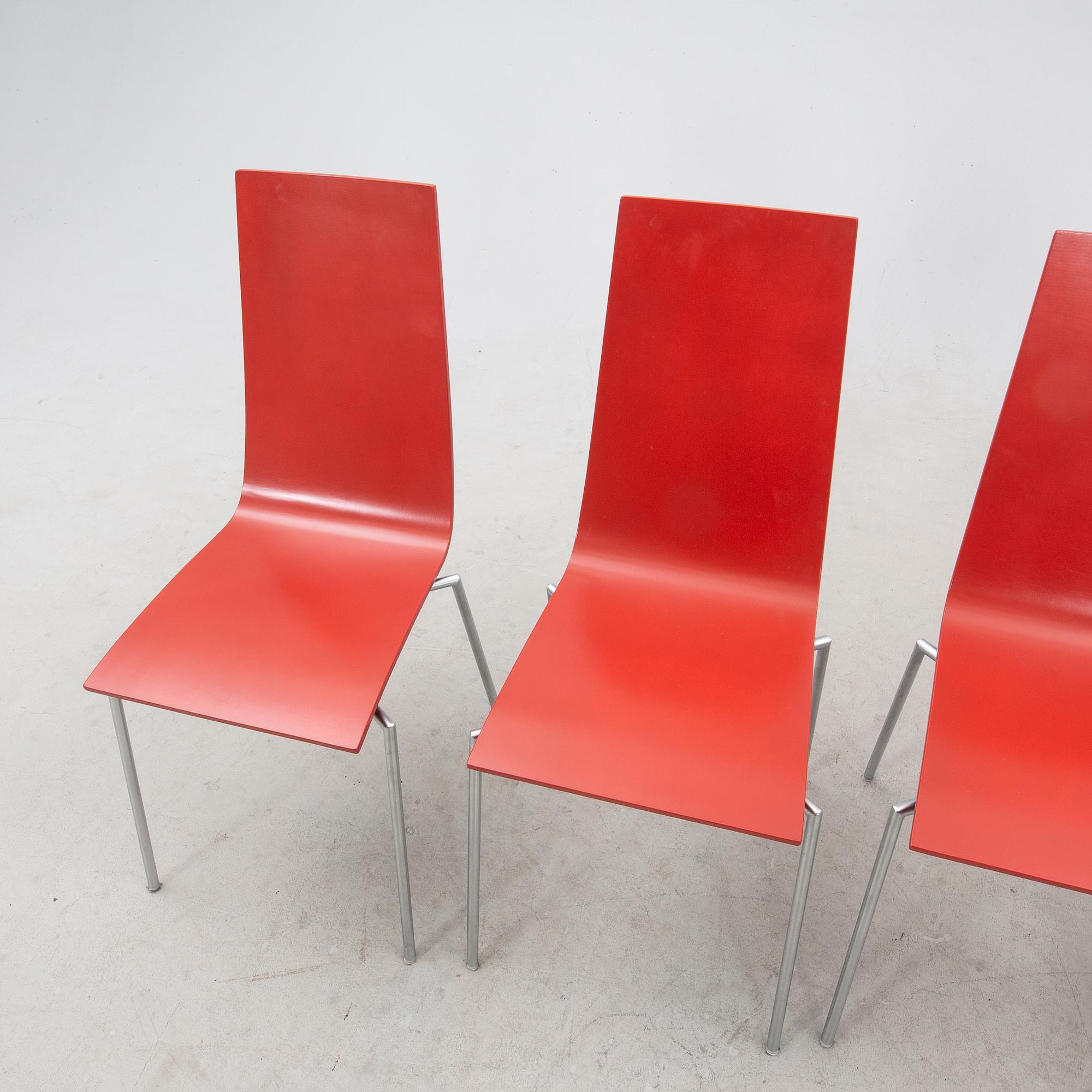 A set of four 'Cobra' chairs by Mattias Ljungren for Källemo.