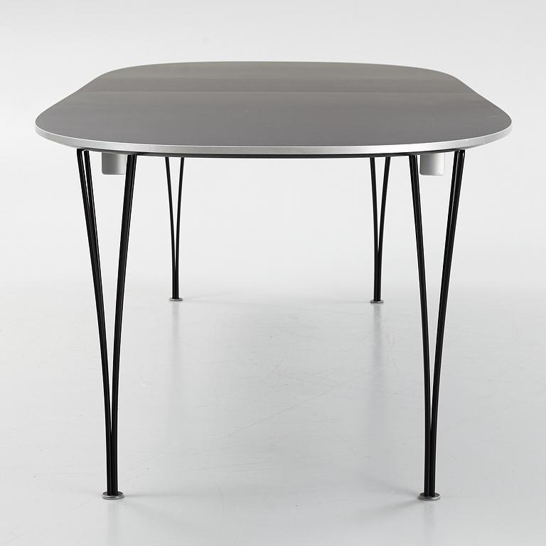 Bruno Mathsson & Piet Hein, a 'Superelliptical' dining table from Fritz Hansen, Denmark, dated 2016.