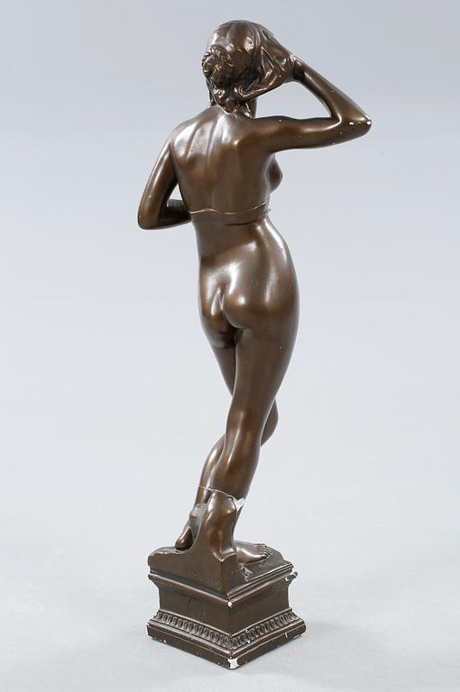 SKULPTUR, glaserad gips, efter Per Hasselberg, G. Bernardi Konstgjuteri, Göteborg, 1900-tal.