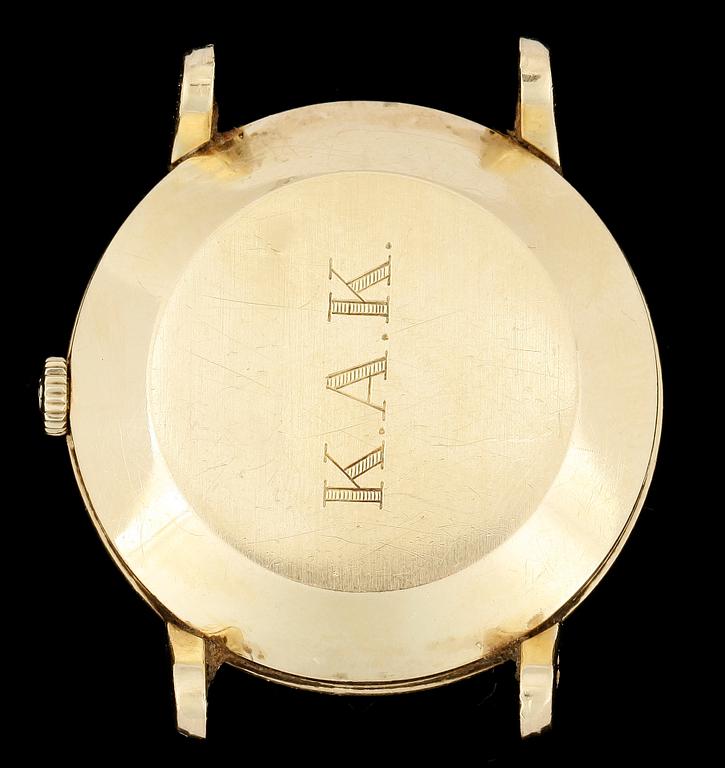 HERRARMBANDSUR, guld, Omega Automatic. Vikt ca 34 gram.
