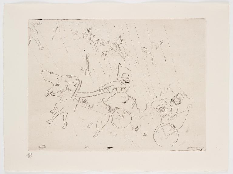MARC CHAGALL, 71 st etsningar ur upplagan om 285 exemplar på Arches/MBM/J. Perrigot-papper, 1923-1948.