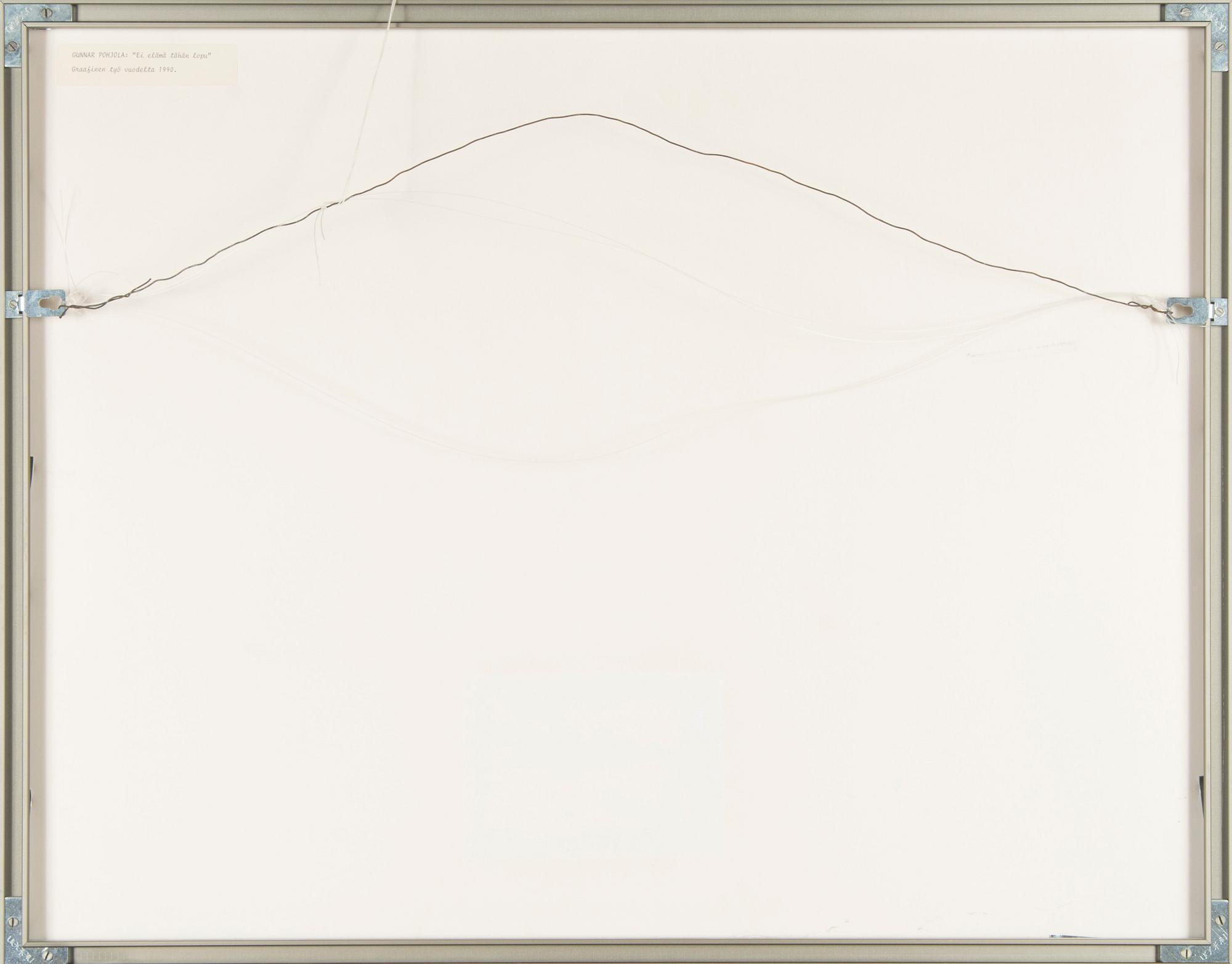 Gunnar Pohjola, "Ei elämä tähän lopu".